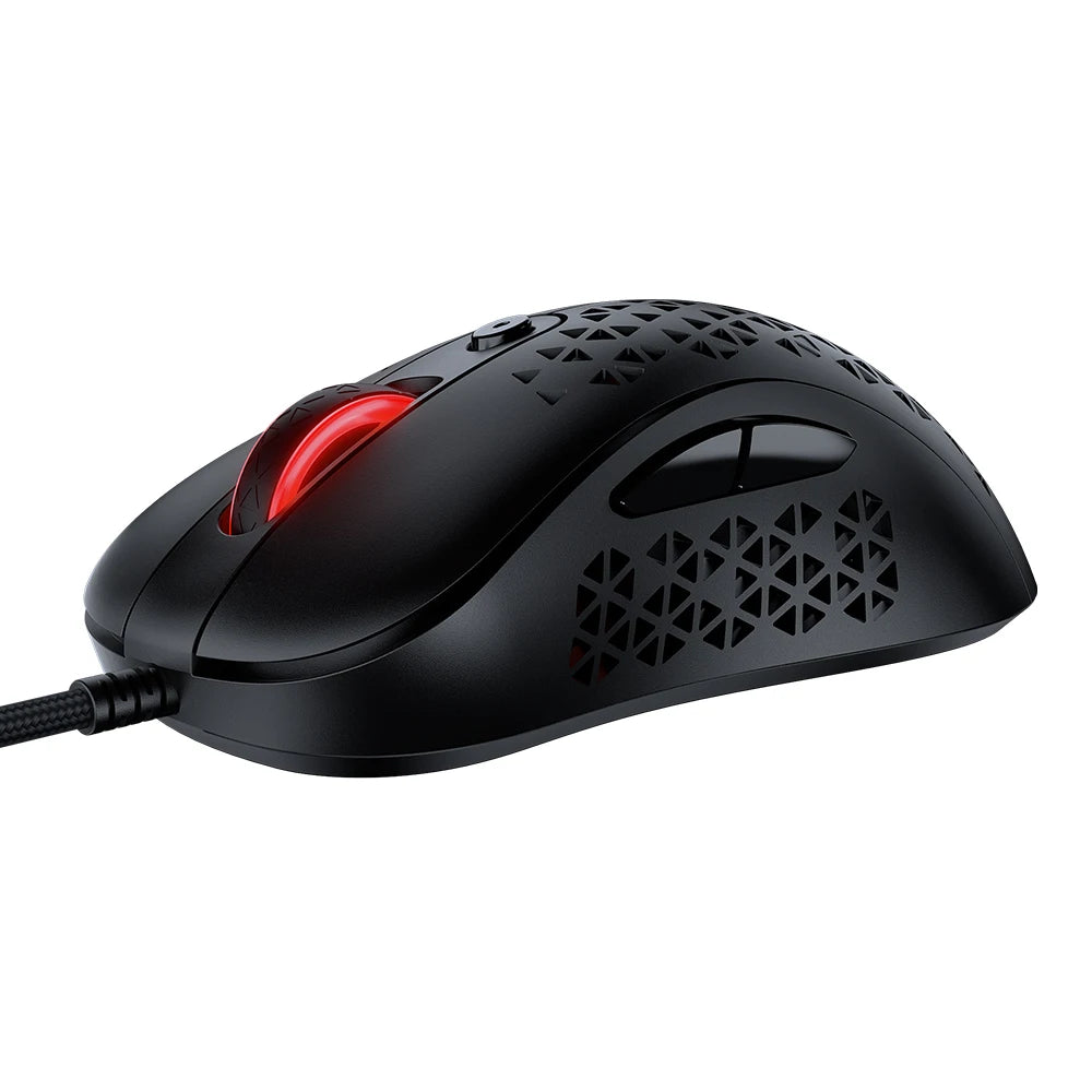 GameSir GM500 Wired Gaming Mouse Ultra Lightweight PC Mouse with PMW33600 optical sensor 12000 DPI