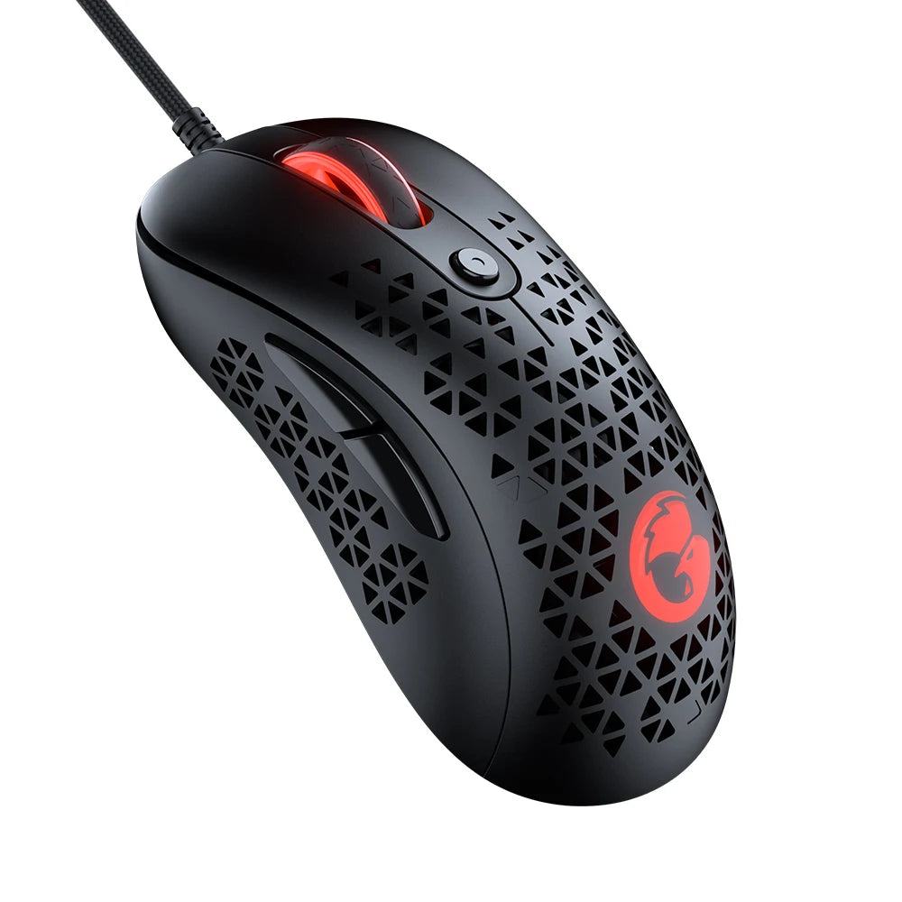 GameSir GM500 Wired Gaming Mouse Ultra Lightweight PC Mouse with PMW33600 optical sensor 12000 DPI