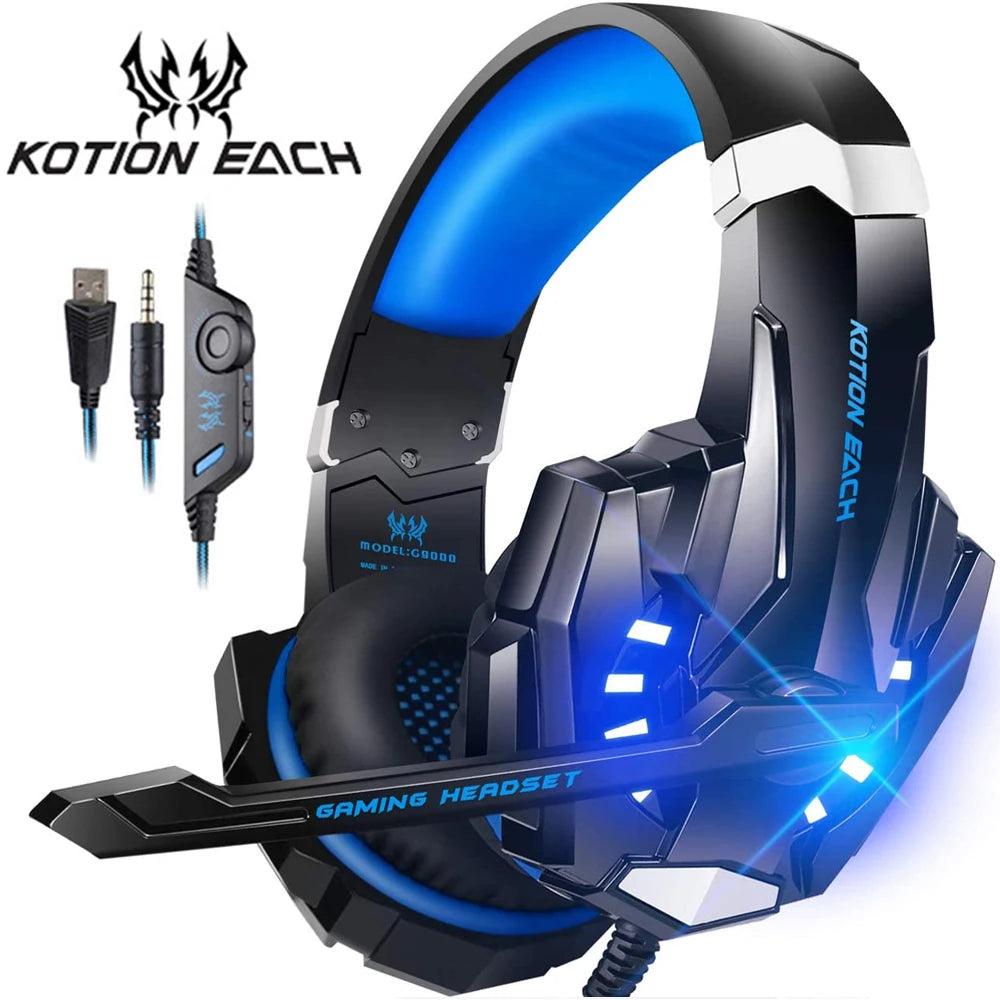 KOTION EACH Gaming Headset Casque with Deep Bass