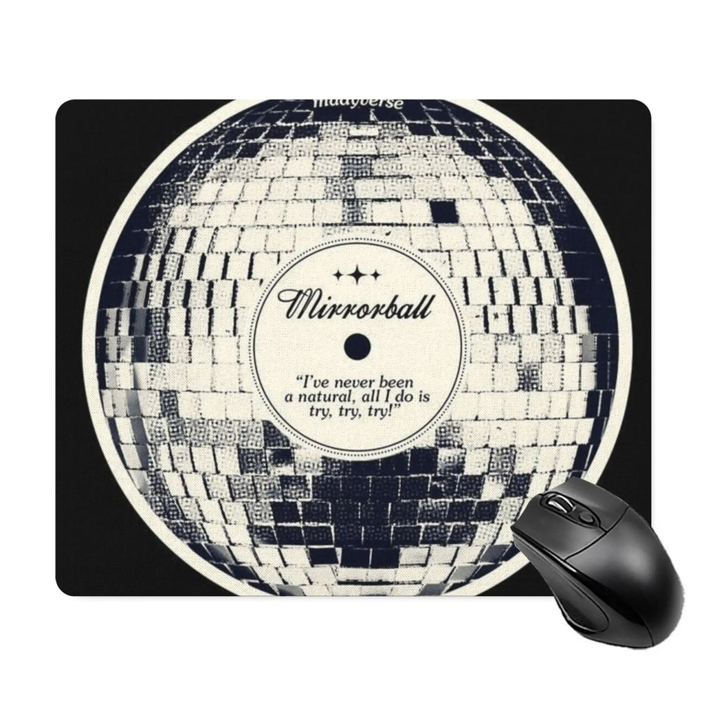 Fashion Mousepad for Office Desk Gaming Study Room Daily Use Complements Modern Lifestyle Decor TS Mirrorball Desk Accessories