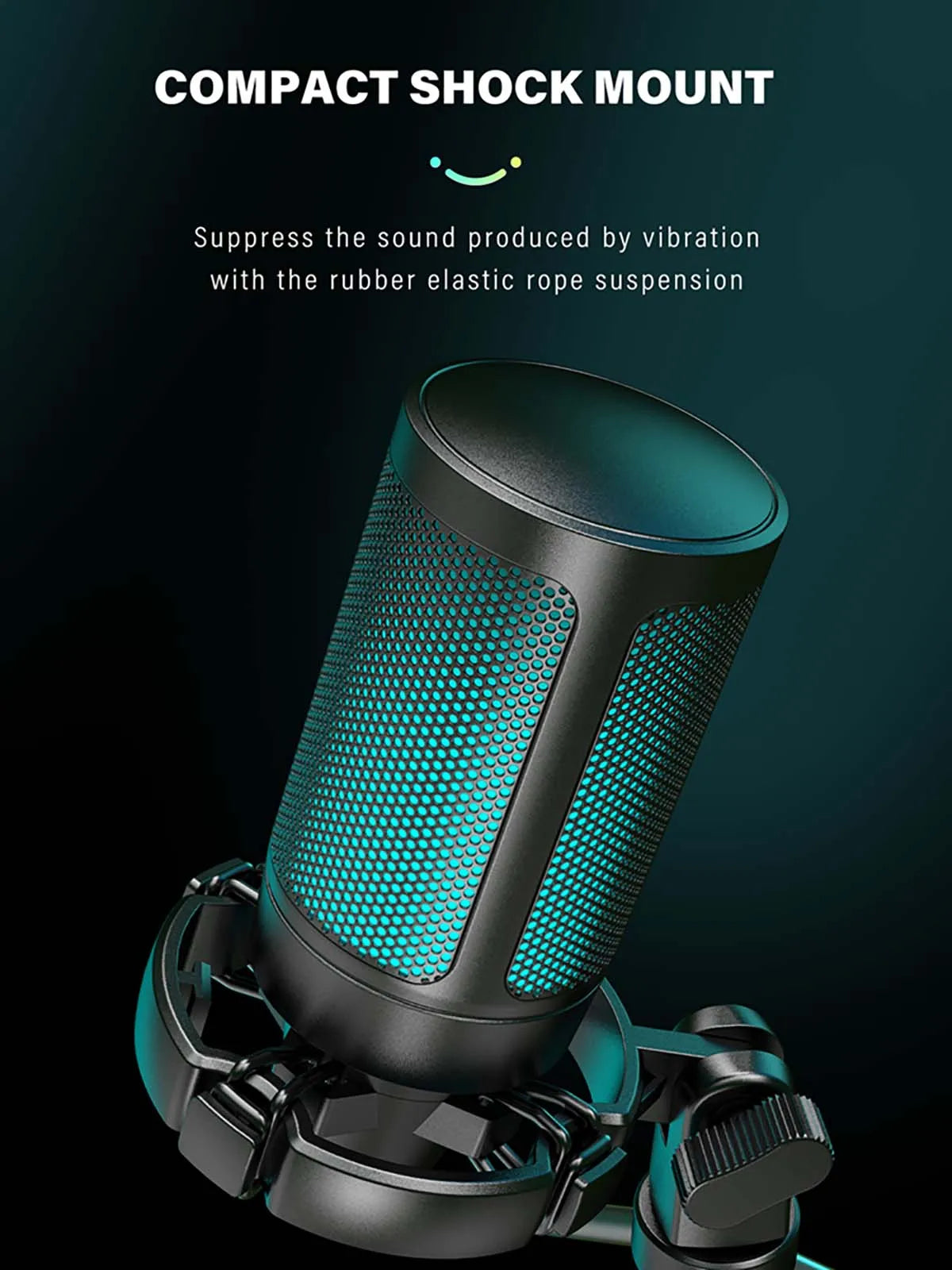 AmpliGame by FIFINE RGB USB Gaming Microphone