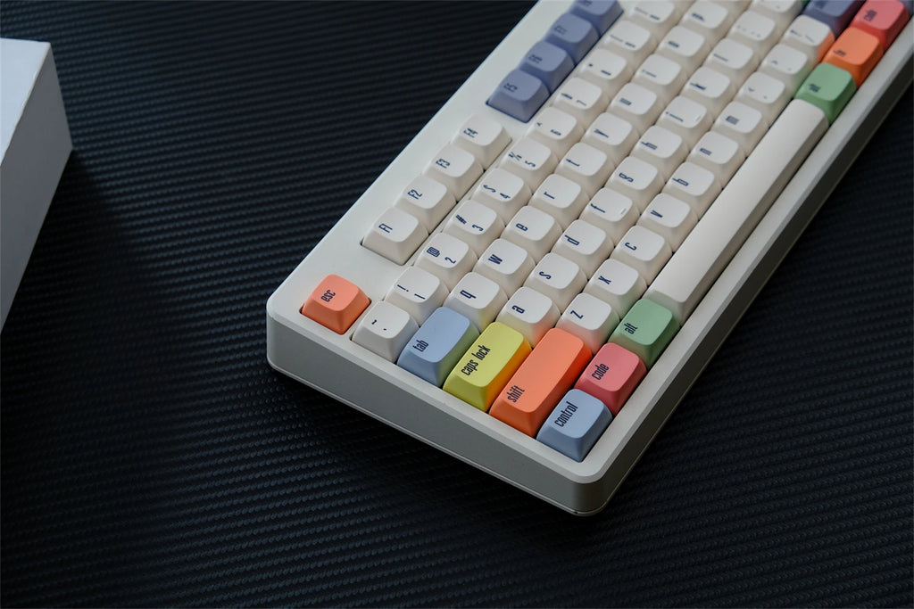 GMK Canvas Keycaps Dye Sub Keycap XDA PBT For Mechanical Keyboard Gaming 75% Color Key Caps Wooting Minimalism Retro Custom DIY