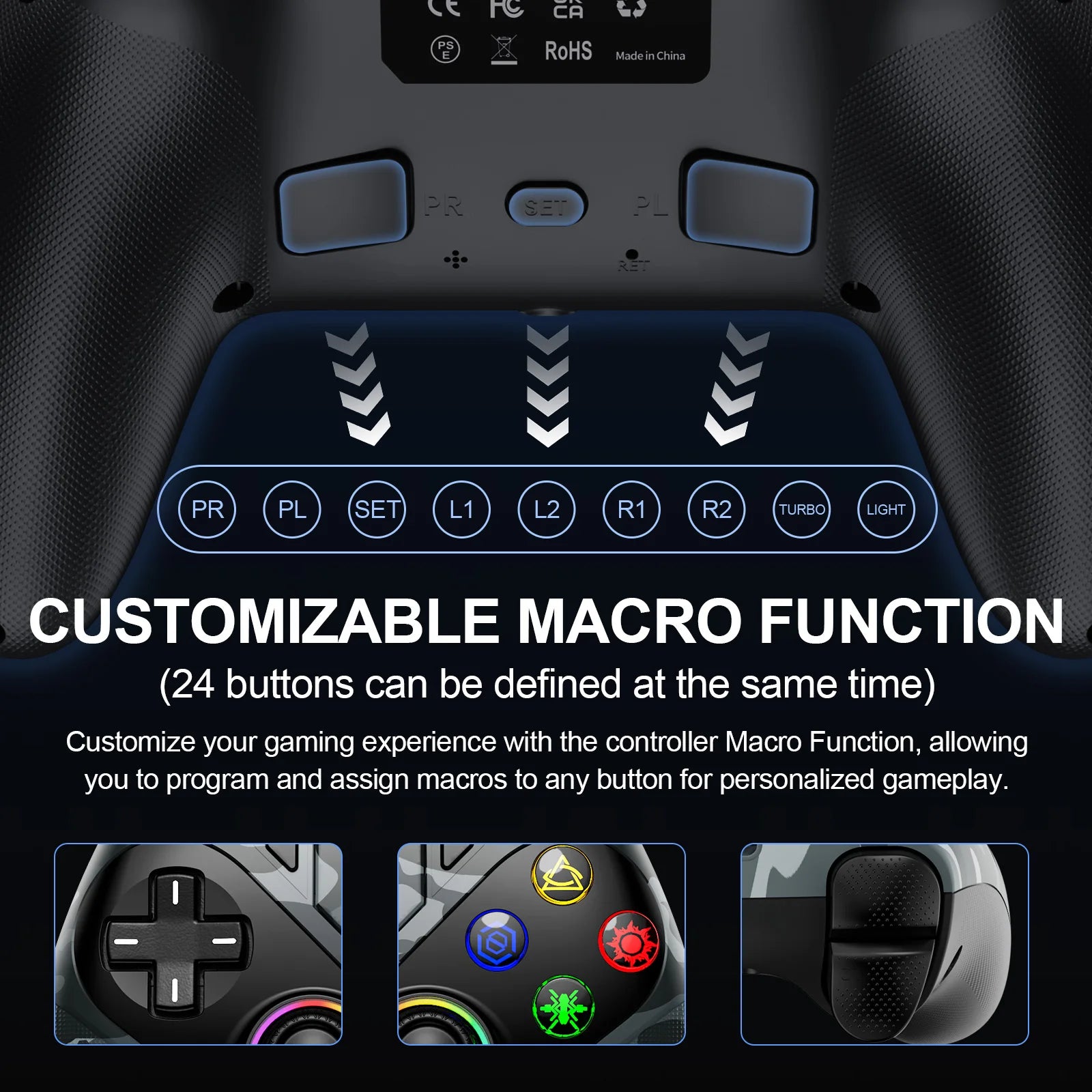 ORIGINAL BONACELL Gamepad For Playstation 3,4,5  and Pc Wireless Controller
