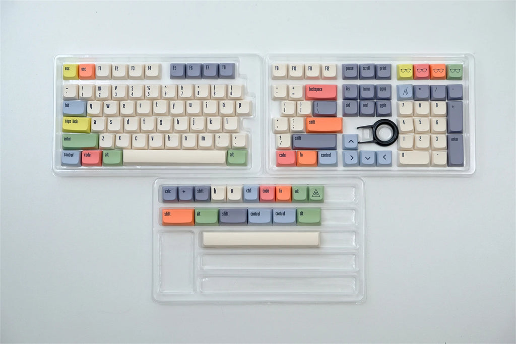 GMK Canvas Keycaps Dye Sub Keycap XDA PBT For Mechanical Keyboard Gaming 75% Color Key Caps Wooting Minimalism Retro Custom DIY