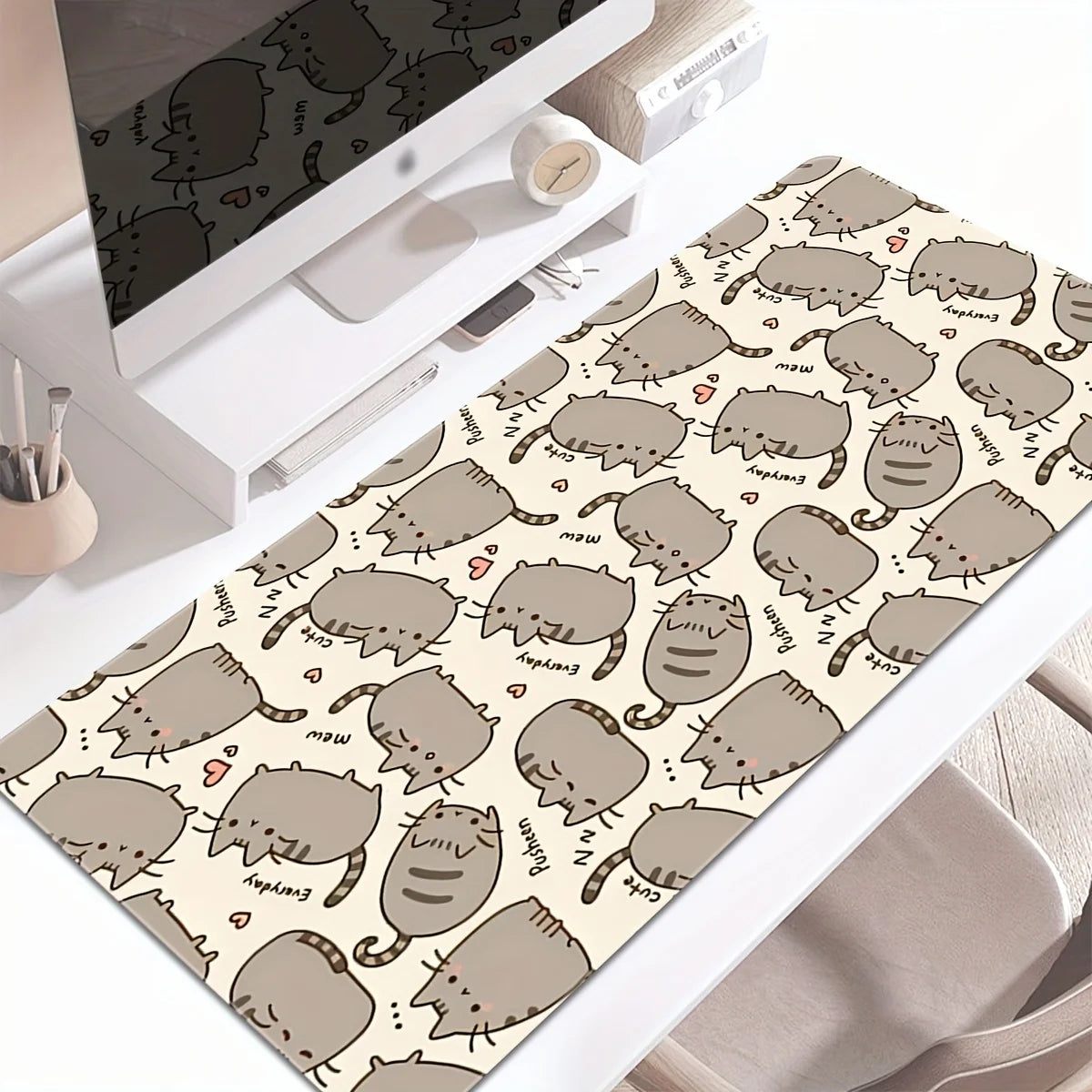Cartoon cute gaming mousepad for desktop keyboard table mat office mousepad Desk accessories Keyboard table mat School home gift