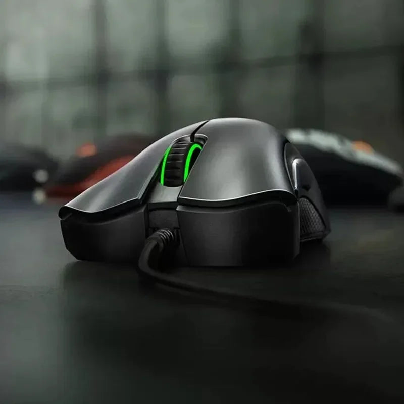 Razer DeathAdder Essential Wired Gaming Mouse – 6400 DPI Optical Sensor, USB, Ergonomic Gaming Mouse
