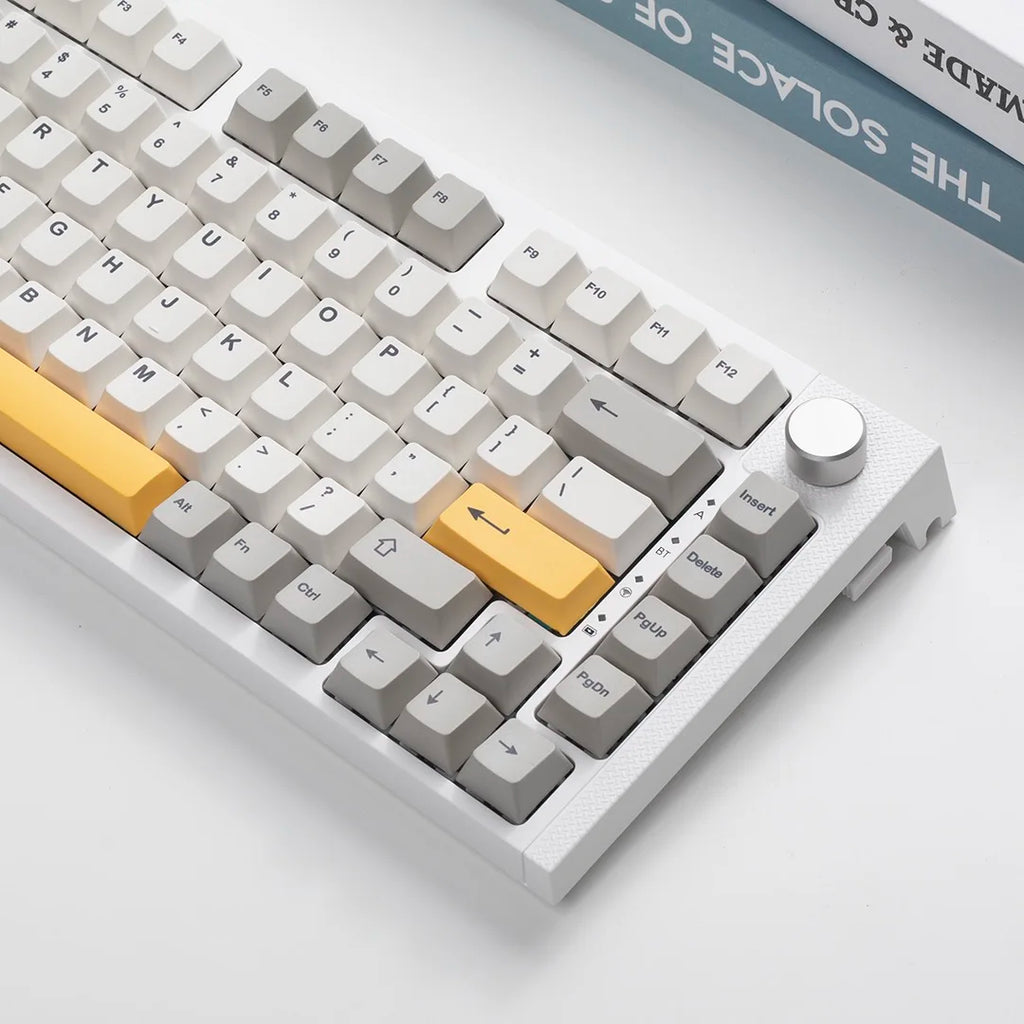 GMK 9009 Keycap Cherry Profile PBT Dye Sublimation Keycaps English For Mechanical Keyboard Gaming Keyboard Minimalist Key Caps