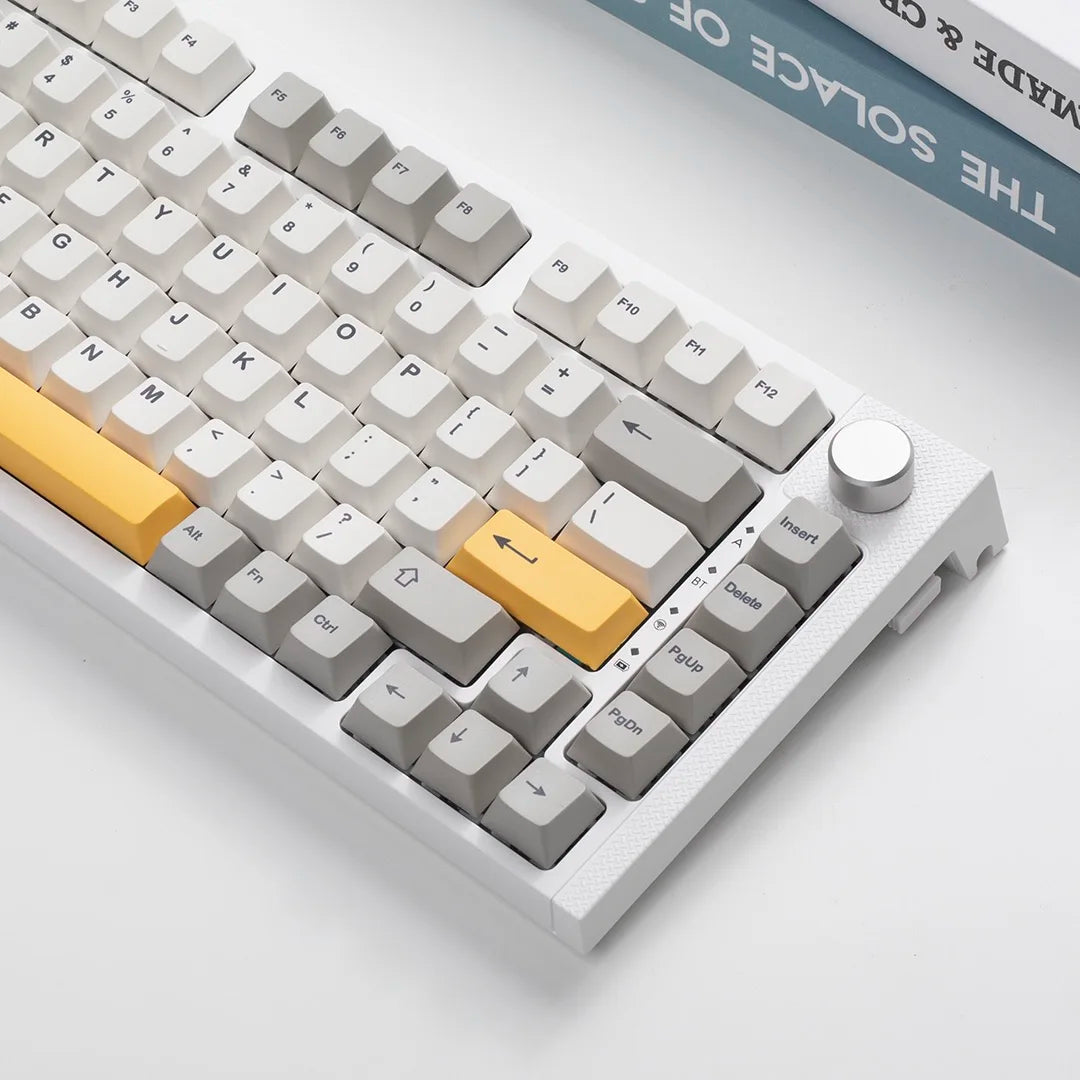 GMK 9009 Keycap Cherry Profile PBT Dye Sublimation Keycaps English For Mechanical Keyboard Gaming Keyboard Minimalist Key Caps