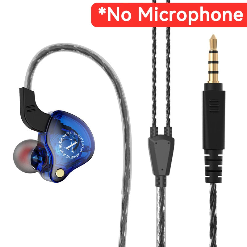 Mobile Wired Headphones Heavy Bass 3.5mm