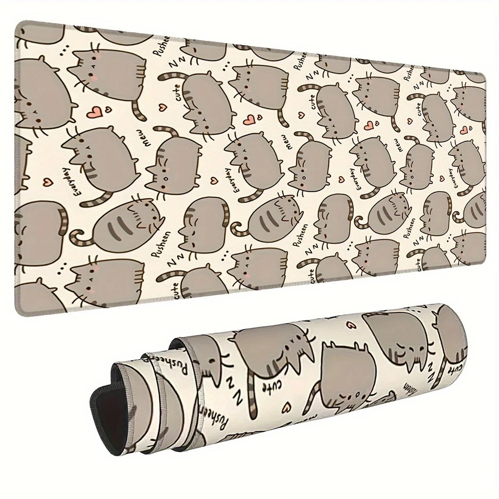 Cartoon cute gaming mousepad for desktop keyboard table mat office mousepad Desk accessories Keyboard table mat School home gift
