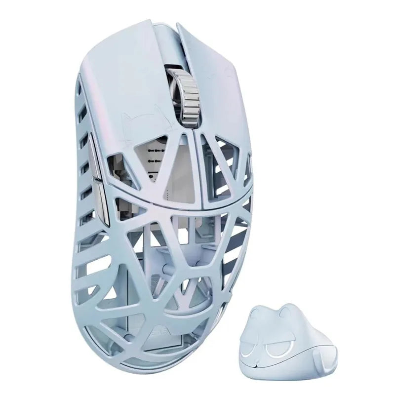 WLMOUSE BEAST X MINI PRO IceBlue Omron light Magnesium Gaming Mouse Magnesium Alloy Wireless FPS Gaming Mouse Lightweight 39g