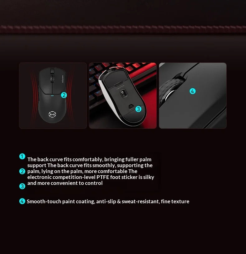 EDIFIER HECATE G5M Ultra Wireless Gaming Mouse G5M Ultra Dual 8K Hot Swappable Silent Switch PAW3950 Nordic 54L15 600Mah Laptop
