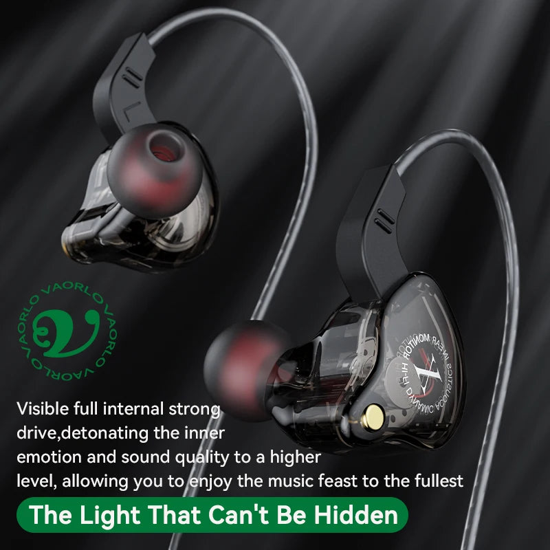 Mobile Wired Headphones Heavy Bass 3.5mm