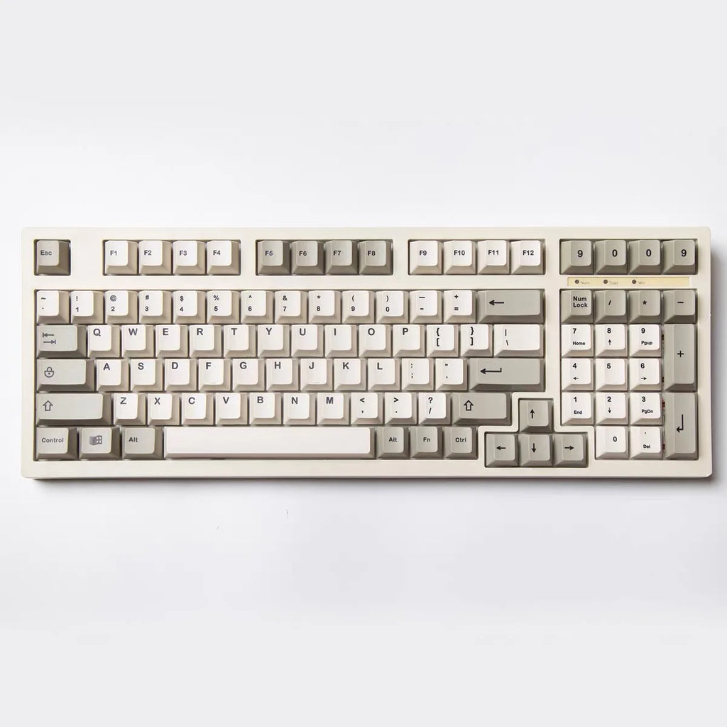 GMK 9009 Keycap Cherry Profile PBT Dye Sublimation Keycaps English For Mechanical Keyboard Gaming Keyboard Minimalist Key Caps