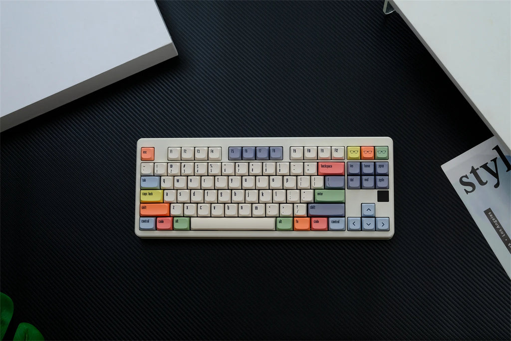GMK Canvas Keycaps Dye Sub Keycap XDA PBT For Mechanical Keyboard Gaming 75% Color Key Caps Wooting Minimalism Retro Custom DIY