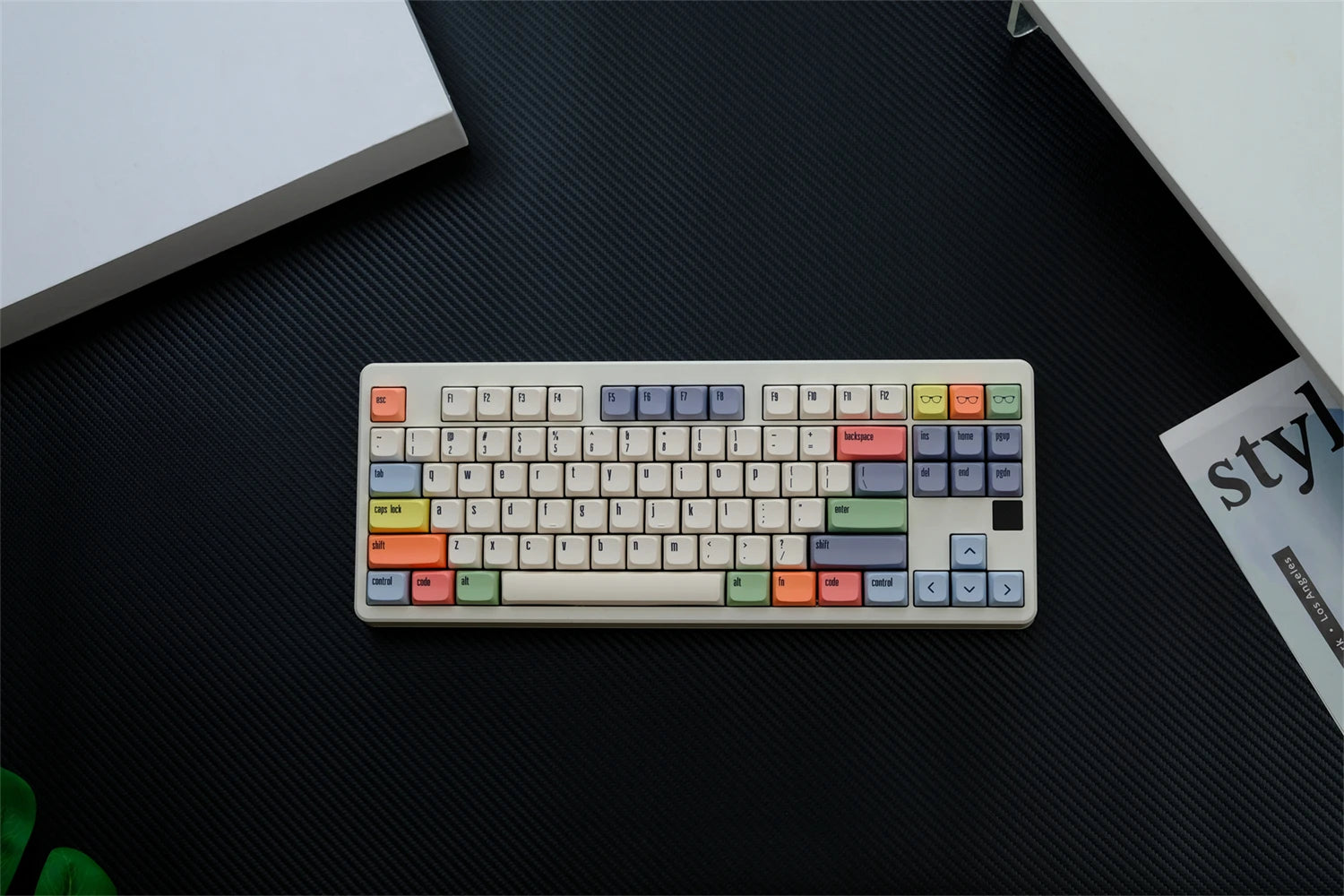 GMK Canvas Keycaps Dye Sub Keycap XDA PBT For Mechanical Keyboard Gaming 75% Color Key Caps Wooting Minimalism Retro Custom DIY