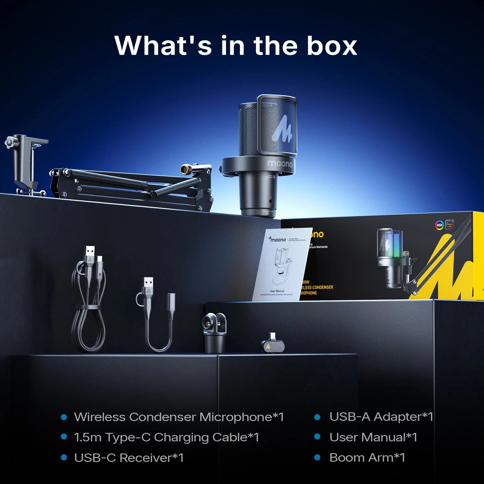 MAONO DGM20W Wireless Microphone