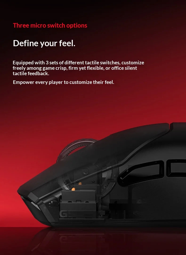 EDIFIER HECATE G5M Ultra Wireless Gaming Mouse G5M Ultra Dual 8K Hot Swappable Silent Switch PAW3950 Nordic 54L15 600Mah Laptop