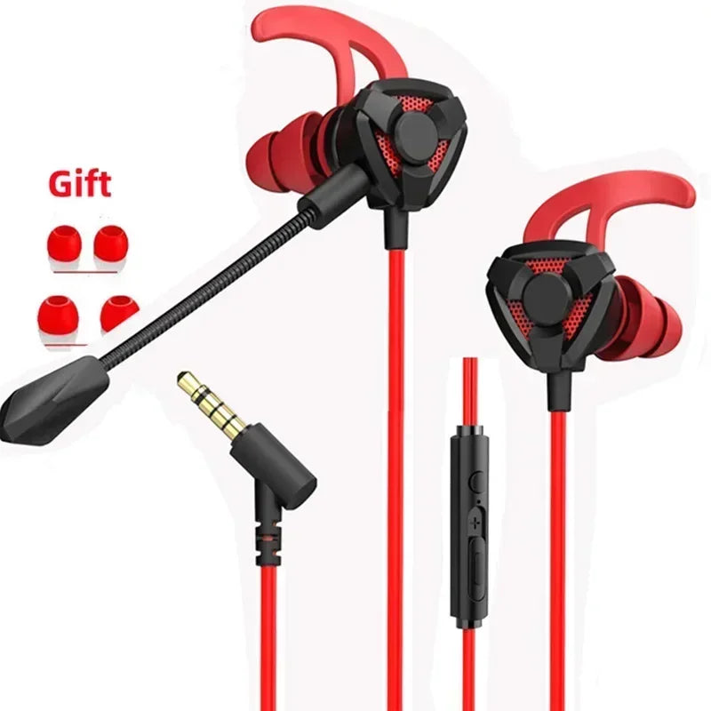 Headset Gamer Headphones Wired Earphone Gaming Earbuds With Mic