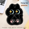 Big-eyed Cat Mouse Pad Non-Slip Comfortable Wrist Rest Typing Pad Soft Dirt-resistant Ergonomic Mouse Pad For Computer Office