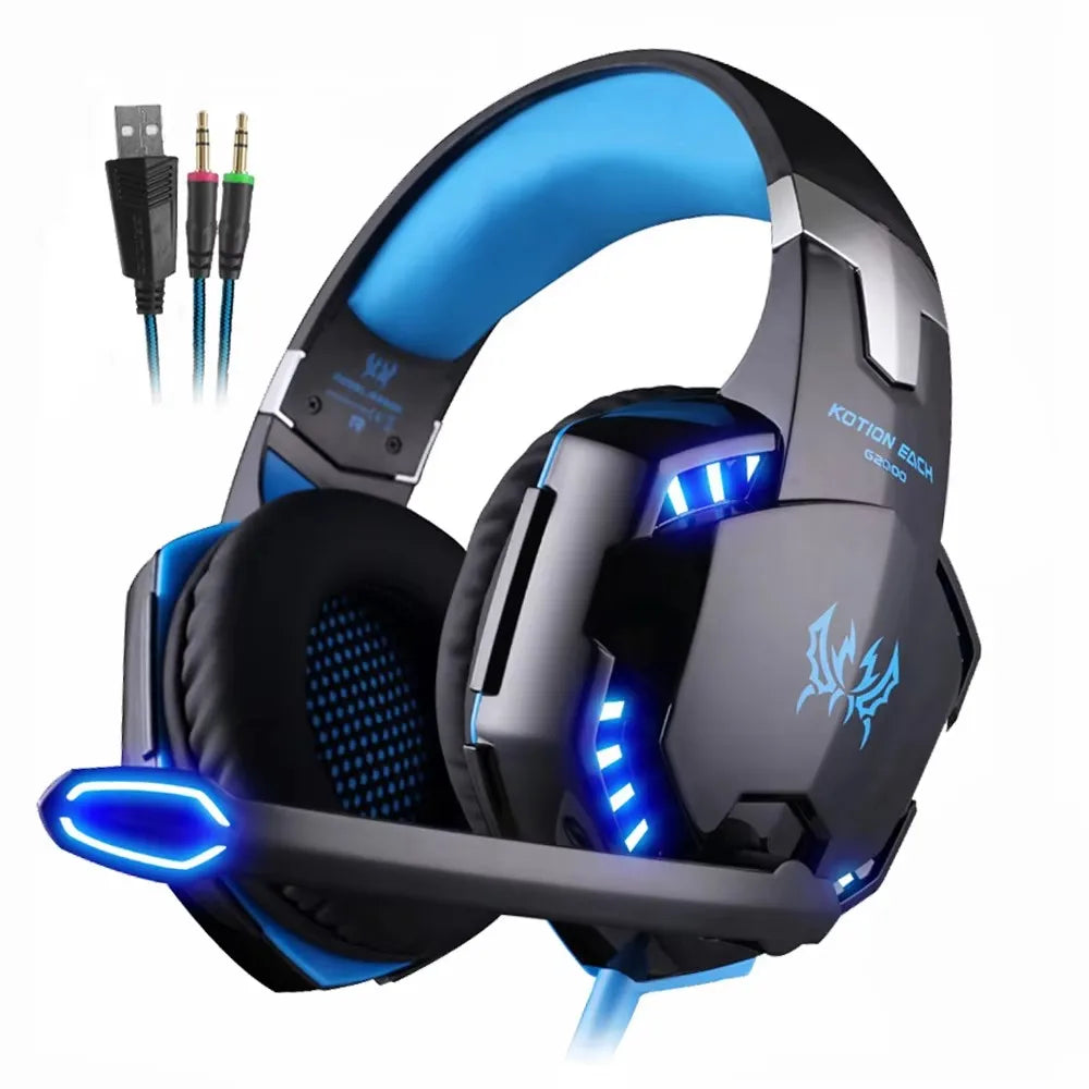 KOTION EACH Gaming Headset Casque with Deep Bass