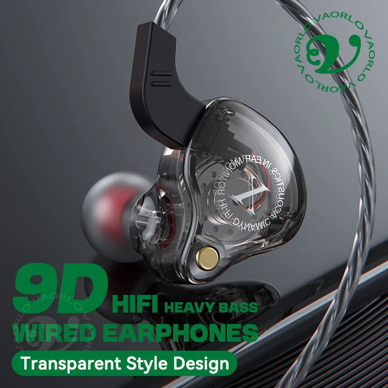 Mobile Wired Headphones Heavy Bass 3.5mm
