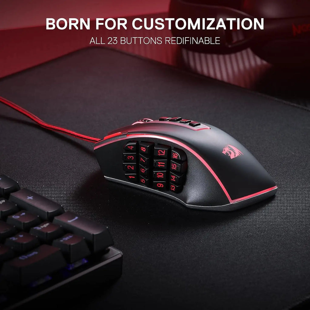 Redragon M990 MMO Gaming Mouse, 32000 DPI!