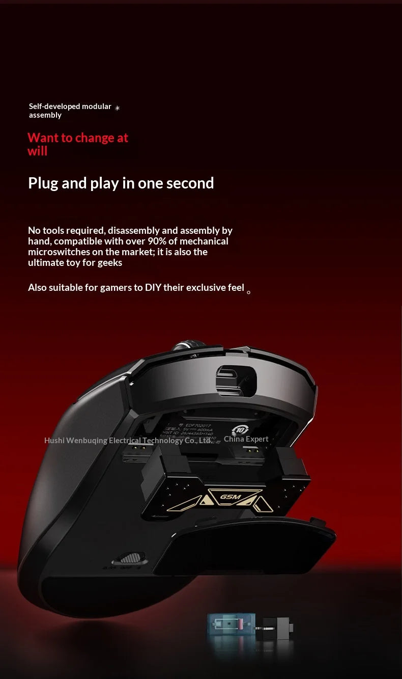 EDIFIER HECATE G5M Ultra Wireless Gaming Mouse G5M Ultra Dual 8K Hot Swappable Silent Switch PAW3950 Nordic 54L15 600Mah Laptop