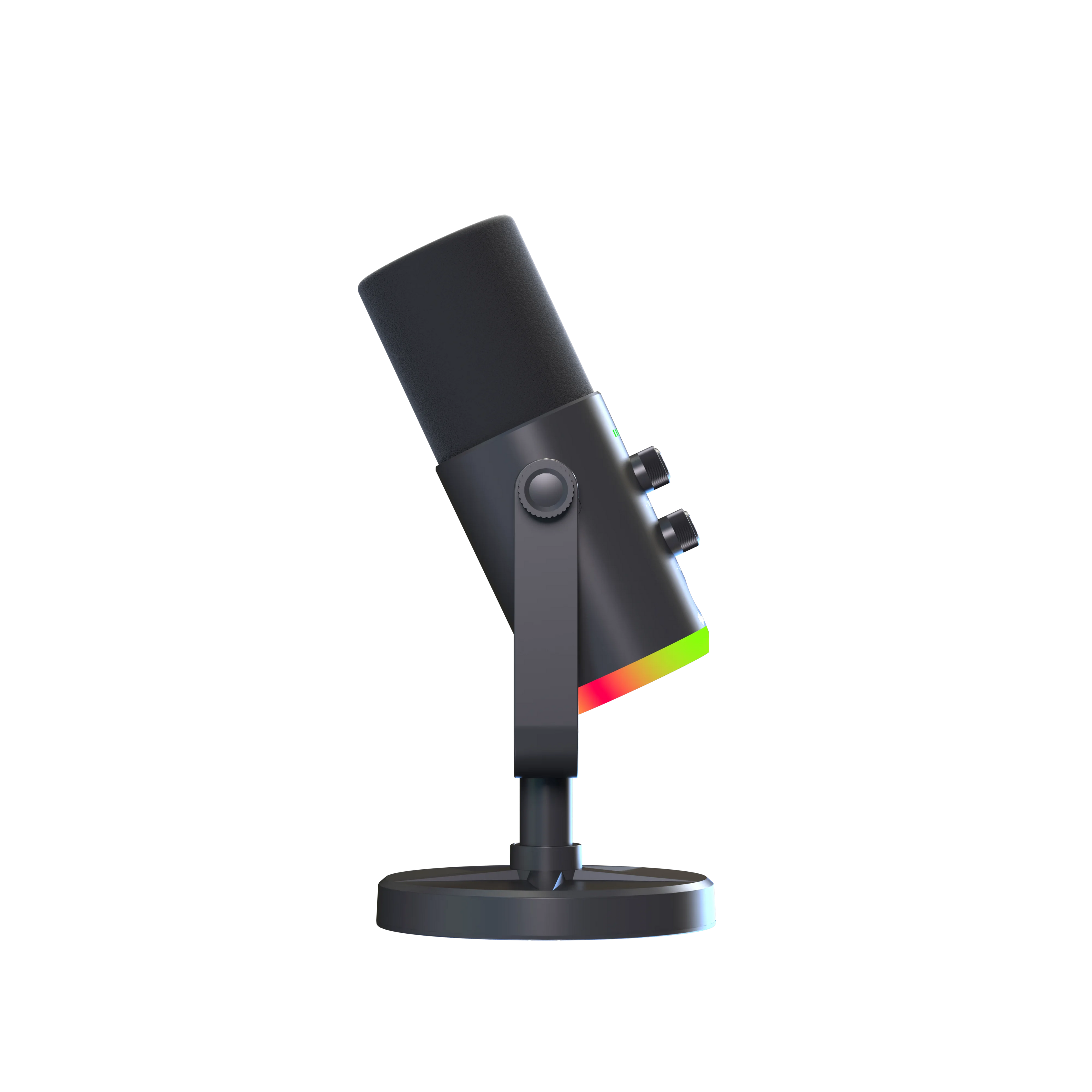 Gaming Microphone RGB With Noise Reduction Software Mic Gain Mute