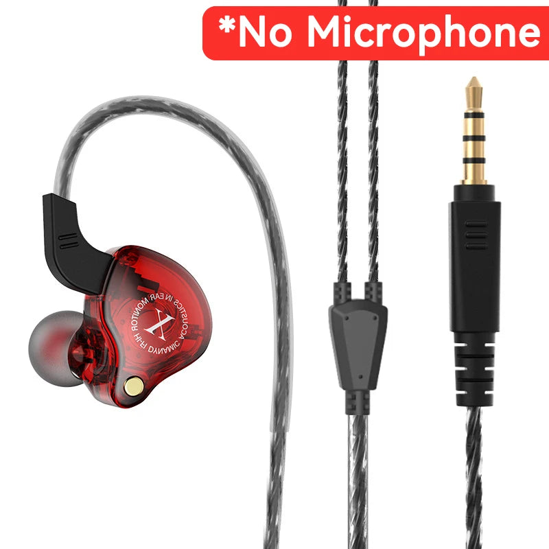 Mobile Wired Headphones Heavy Bass 3.5mm