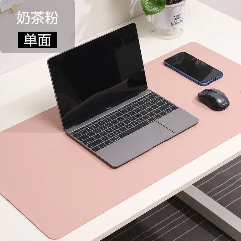 white mousepad Portable Mouse pad large Gaming Waterproof Non-slip PU Suede Desk Mat Computer Keyboard desk pad Mats