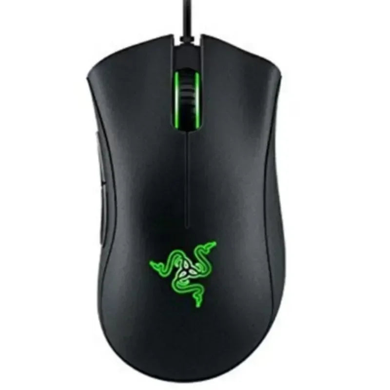 Razer DeathAdder Essential Wired Gaming Mouse – 6400 DPI Optical Sensor, USB, Ergonomic Gaming Mouse