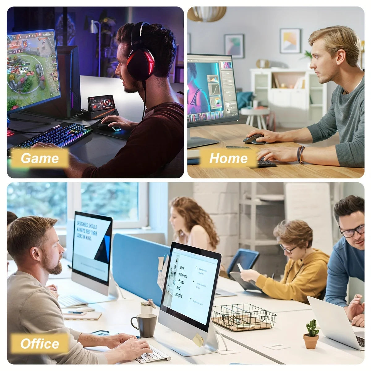 Cartoon cute gaming mousepad for desktop keyboard table mat office mousepad Desk accessories Keyboard table mat School home gift