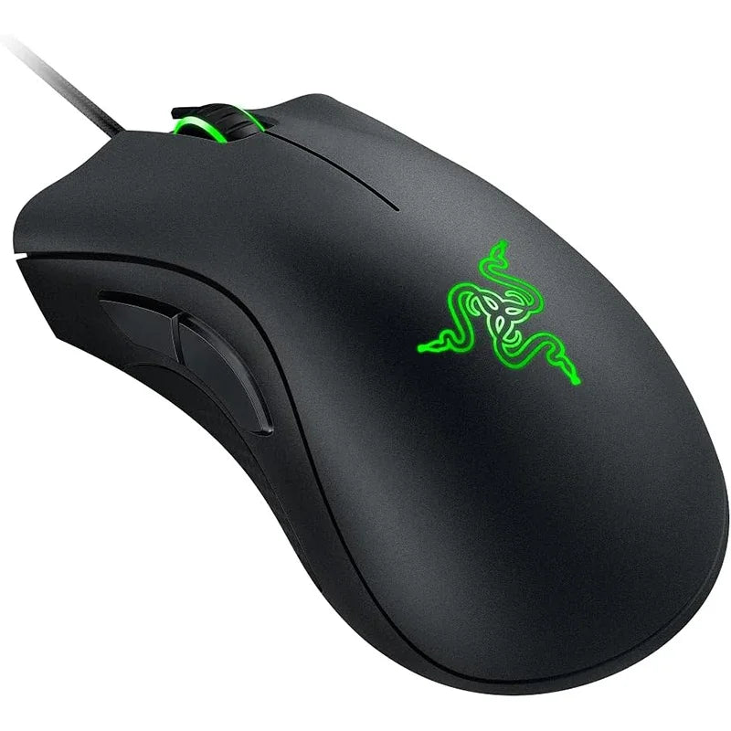 Razer DeathAdder Essential Wired Gaming Mouse – 6400 DPI Optical Sensor, USB, Ergonomic Gaming Mouse
