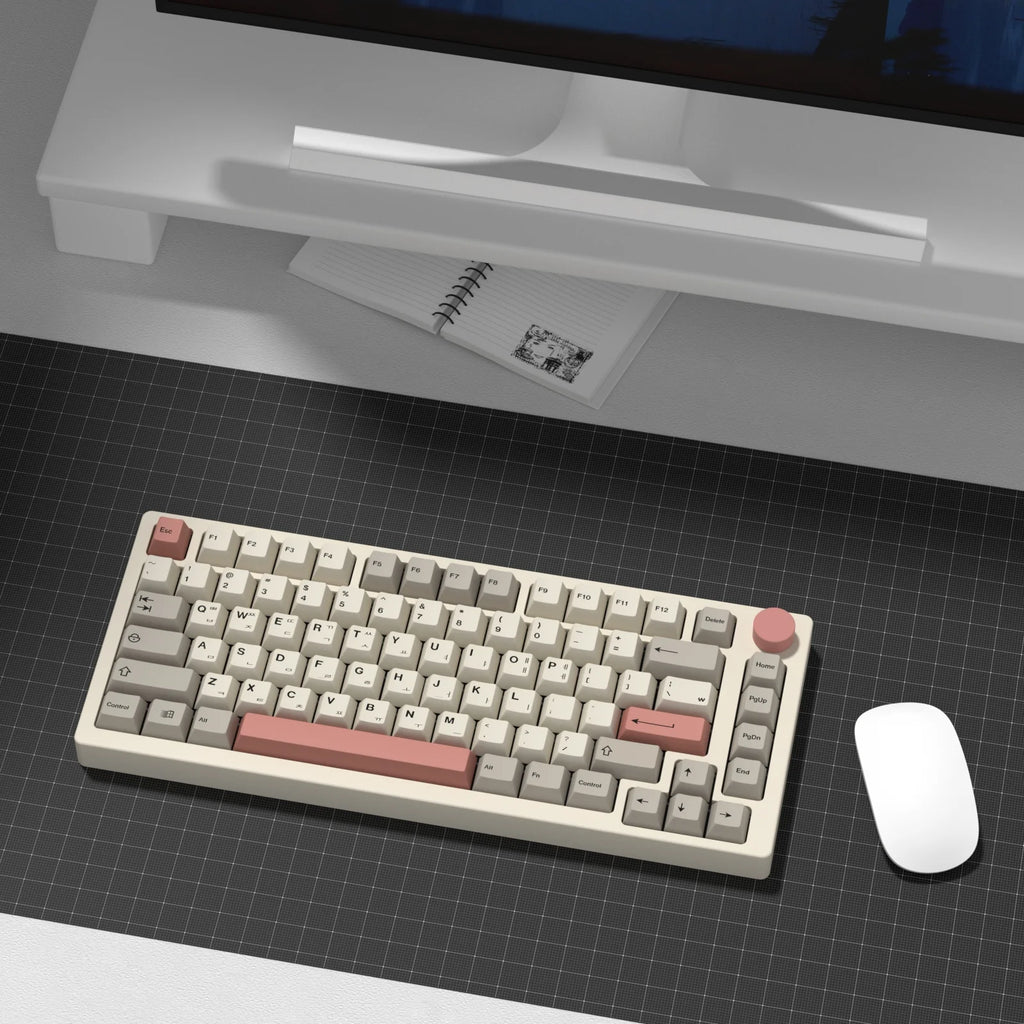 KBDiy 140 Keys PBT Keycap Custom Retro Korean GMK 9009 Keycaps for Mechanical Keyboard Gaming Cherry Profile Sublimation DIY