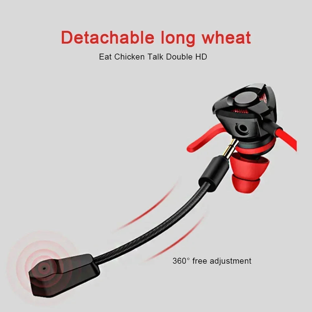 Universal Wired Earphone Headset Gamer Headphones Gaming Earbuds With Mic For Pubg PS4 CSGO Casque Phone Tablet Laptop Game