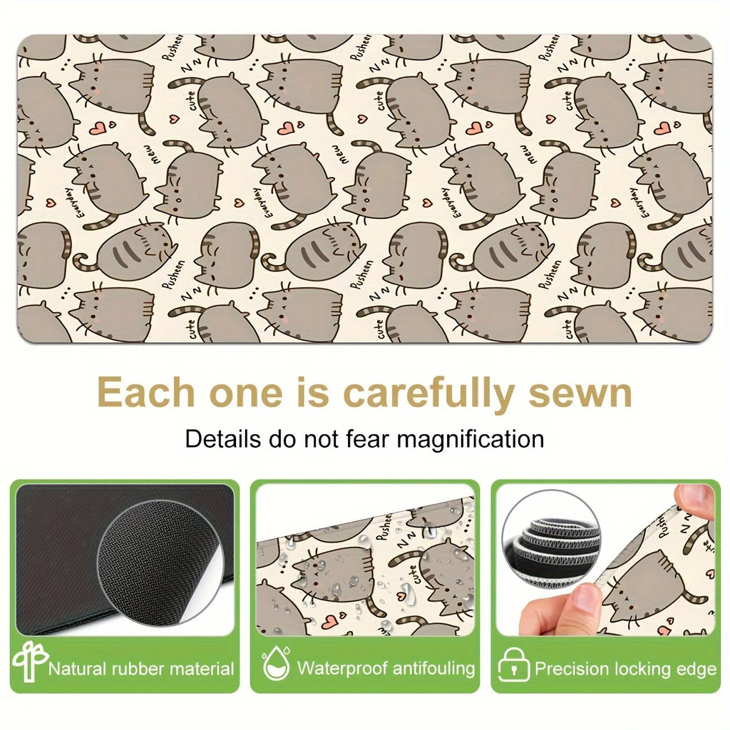 Cartoon cute gaming mousepad for desktop keyboard table mat office mousepad Desk accessories Keyboard table mat School home gift