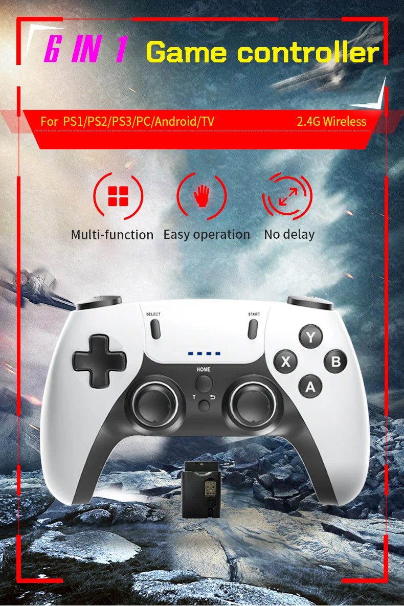 VexiShop Wireless Gaming Controller For PS1 PS2 PS3 PC