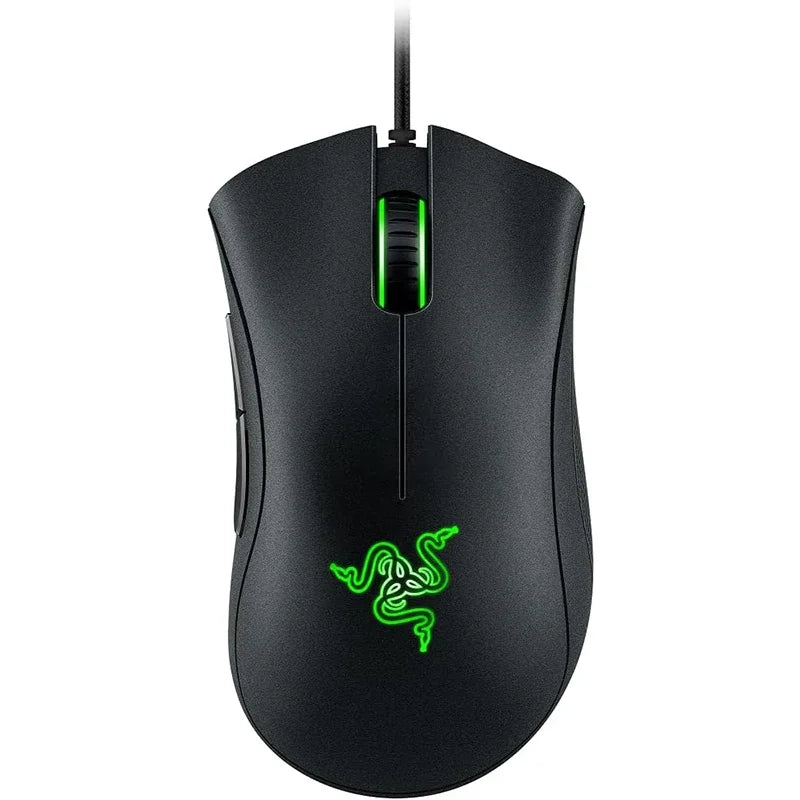 Razer DeathAdder Essential Wired Gaming Mouse – 6400 DPI Optical Sensor, USB, Ergonomic Gaming Mouse