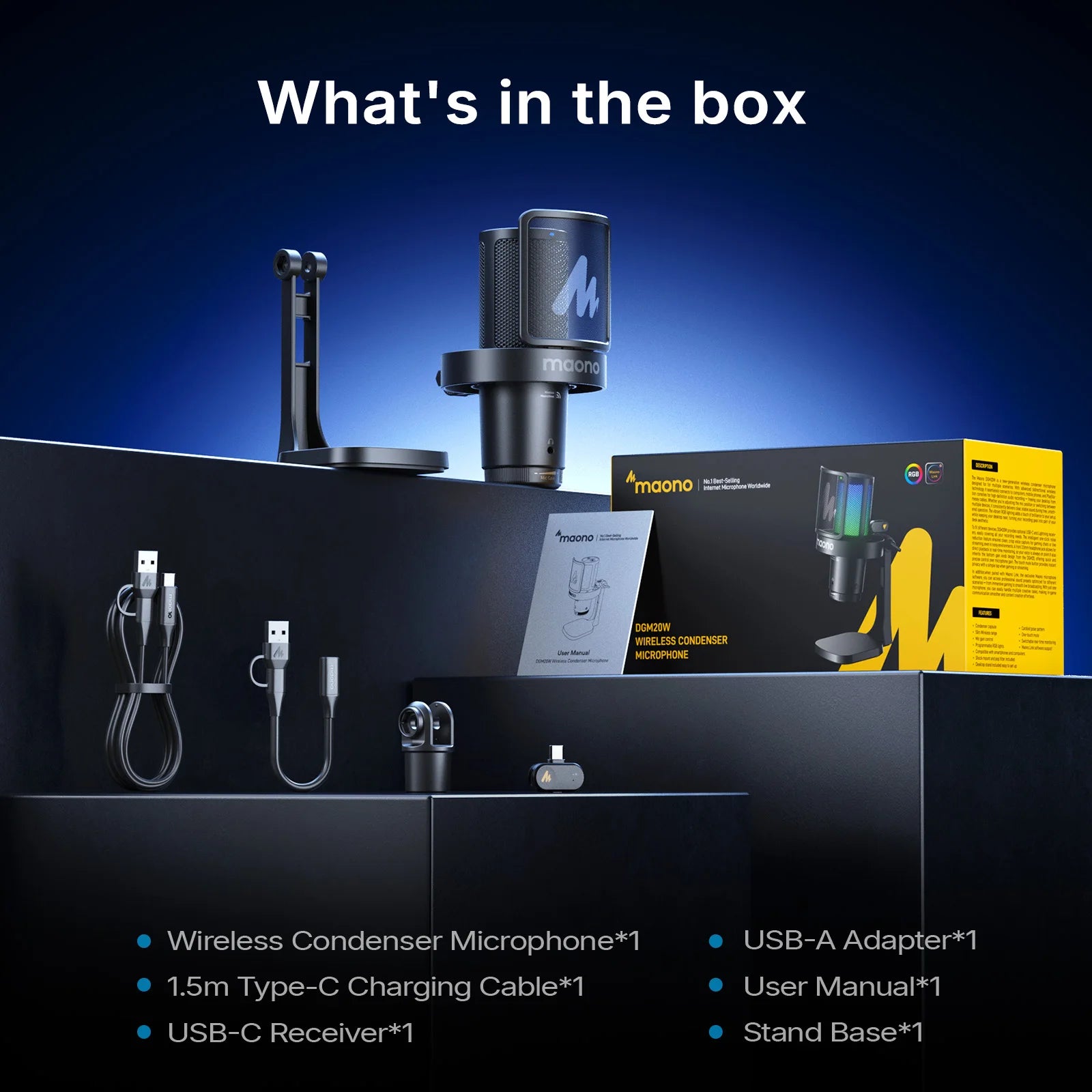 MAONO DGM20W Wireless Microphone