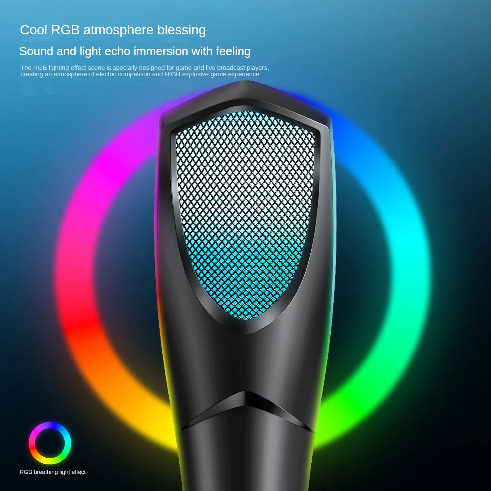 New deepartner Gaming Microphone RGB