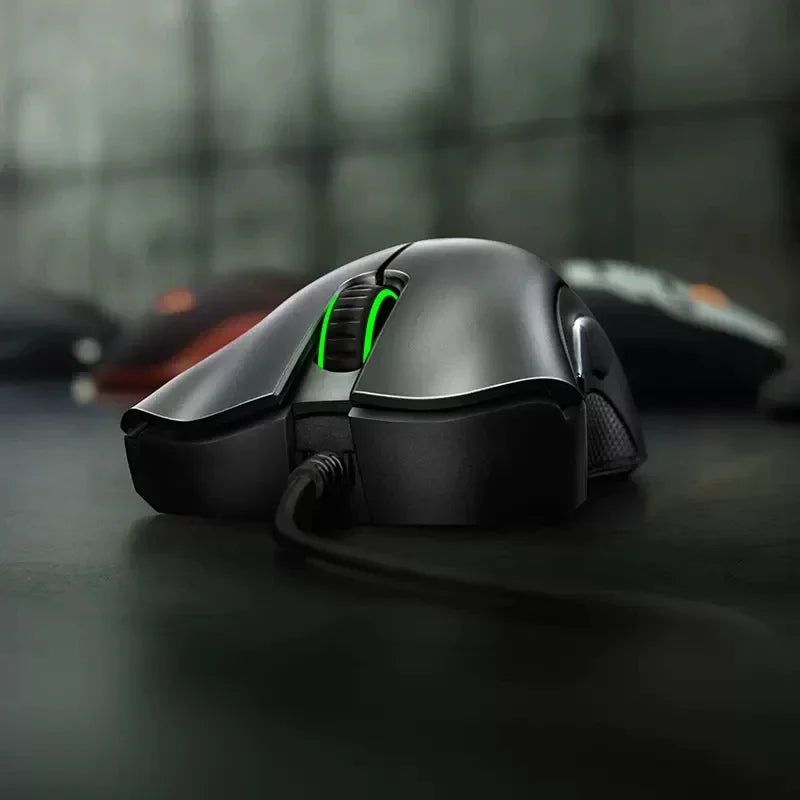 Razer DeathAdder Essential Wired Gaming Mouse – 6400 DPI Optical Sensor, USB, Ergonomic Gaming Mouse