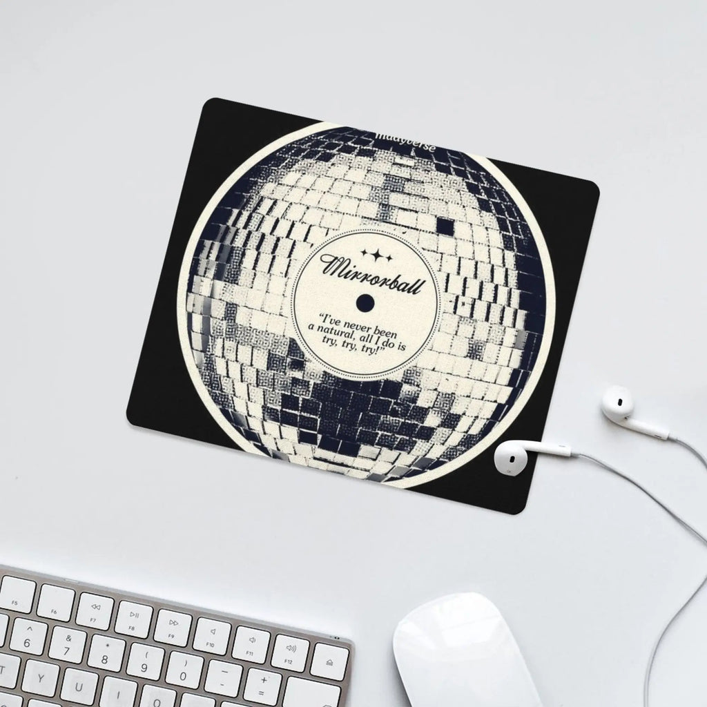 Fashion Mousepad for Office Desk Gaming Study Room Daily Use Complements Modern Lifestyle Decor TS Mirrorball Desk Accessories