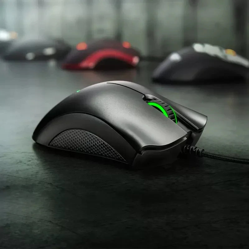 Razer DeathAdder Essential Wired Gaming Mouse – 6400 DPI Optical Sensor, USB, Ergonomic Gaming Mouse