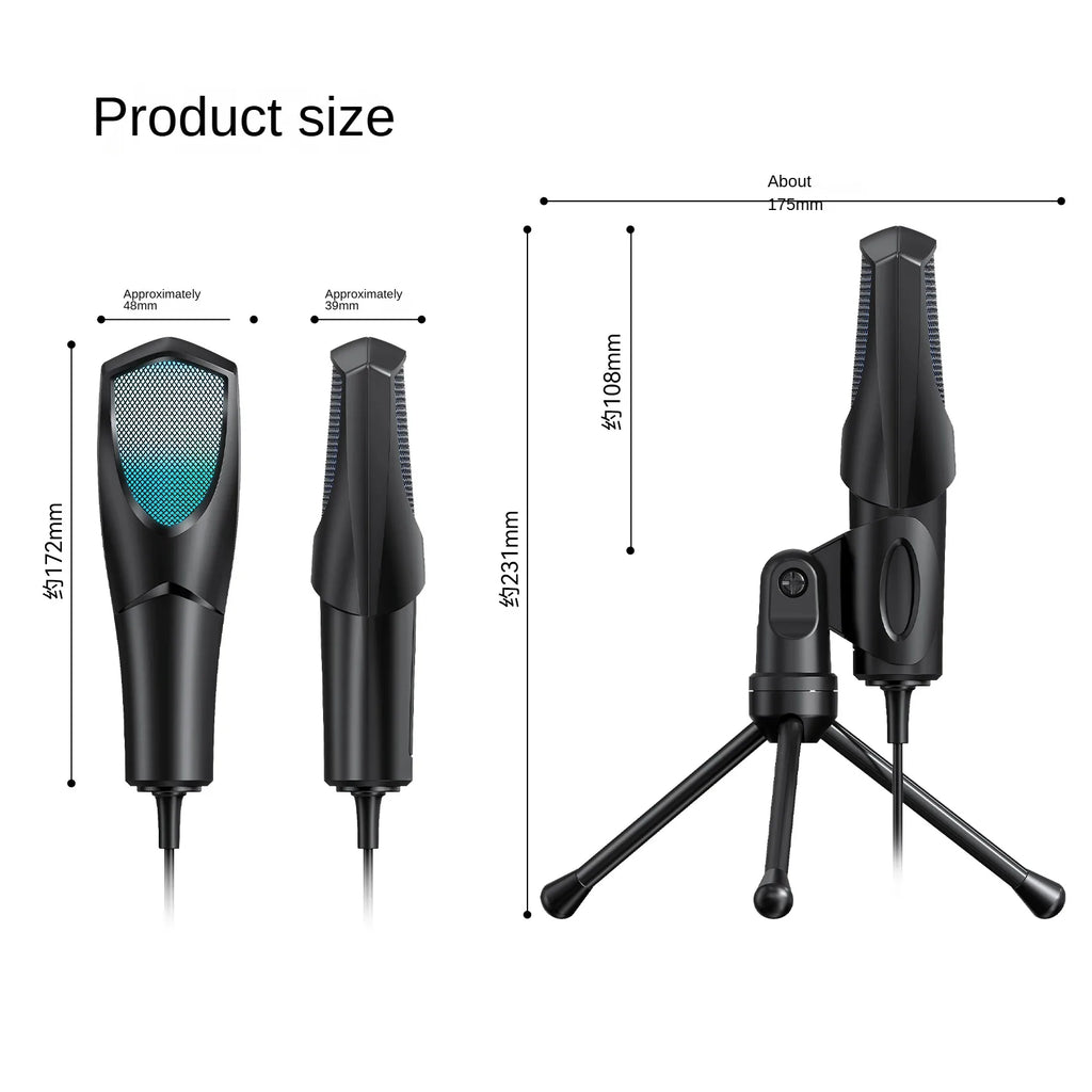 New deepartner Gaming Microphone RGB