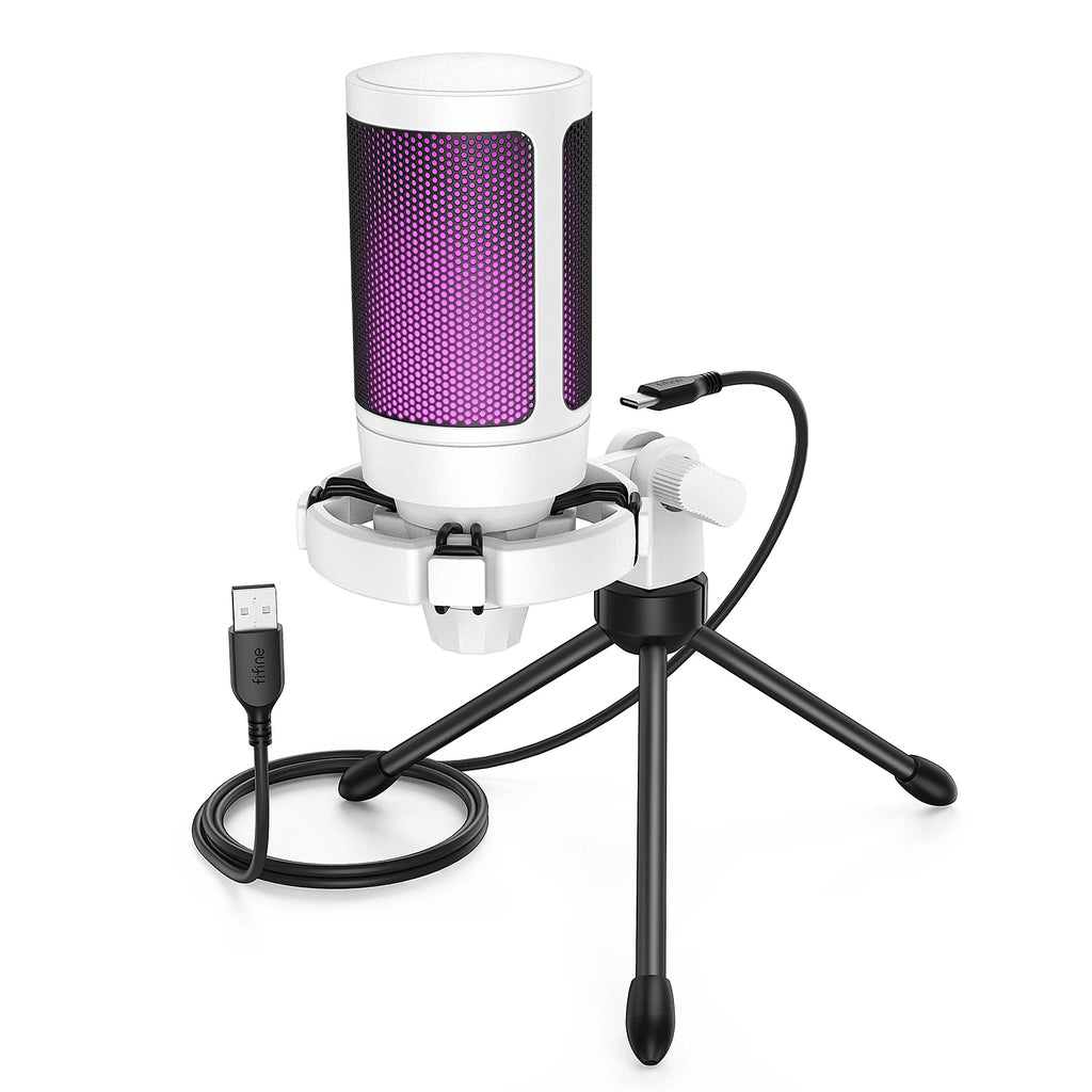 AmpliGame by FIFINE RGB USB Gaming Microphone