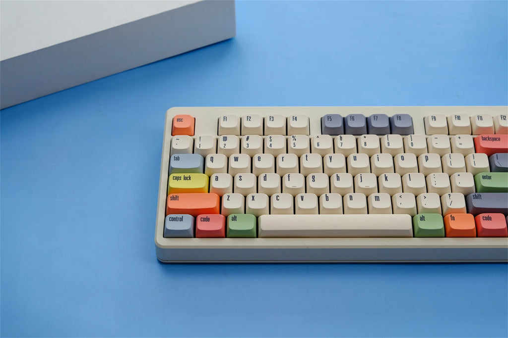 GMK Canvas Keycaps Dye Sub Keycap XDA PBT For Mechanical Keyboard Gaming 75% Color Key Caps Wooting Minimalism Retro Custom DIY