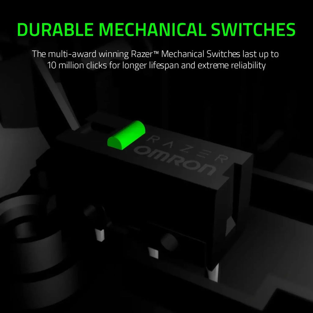Razer DeathAdder Essential Wired Gaming Mouse – 6400 DPI Optical Sensor, USB, Ergonomic Gaming Mouse