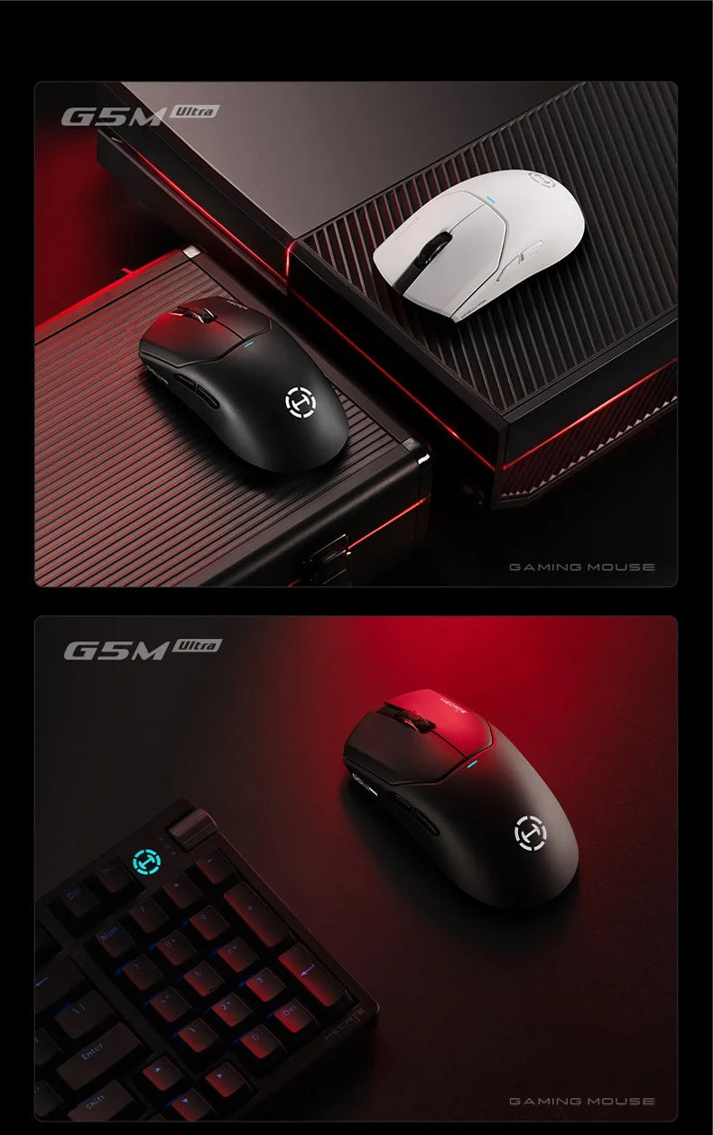 EDIFIER HECATE G5M Ultra Wireless Gaming Mouse G5M Ultra Dual 8K Hot Swappable Silent Switch PAW3950 Nordic 54L15 600Mah Laptop