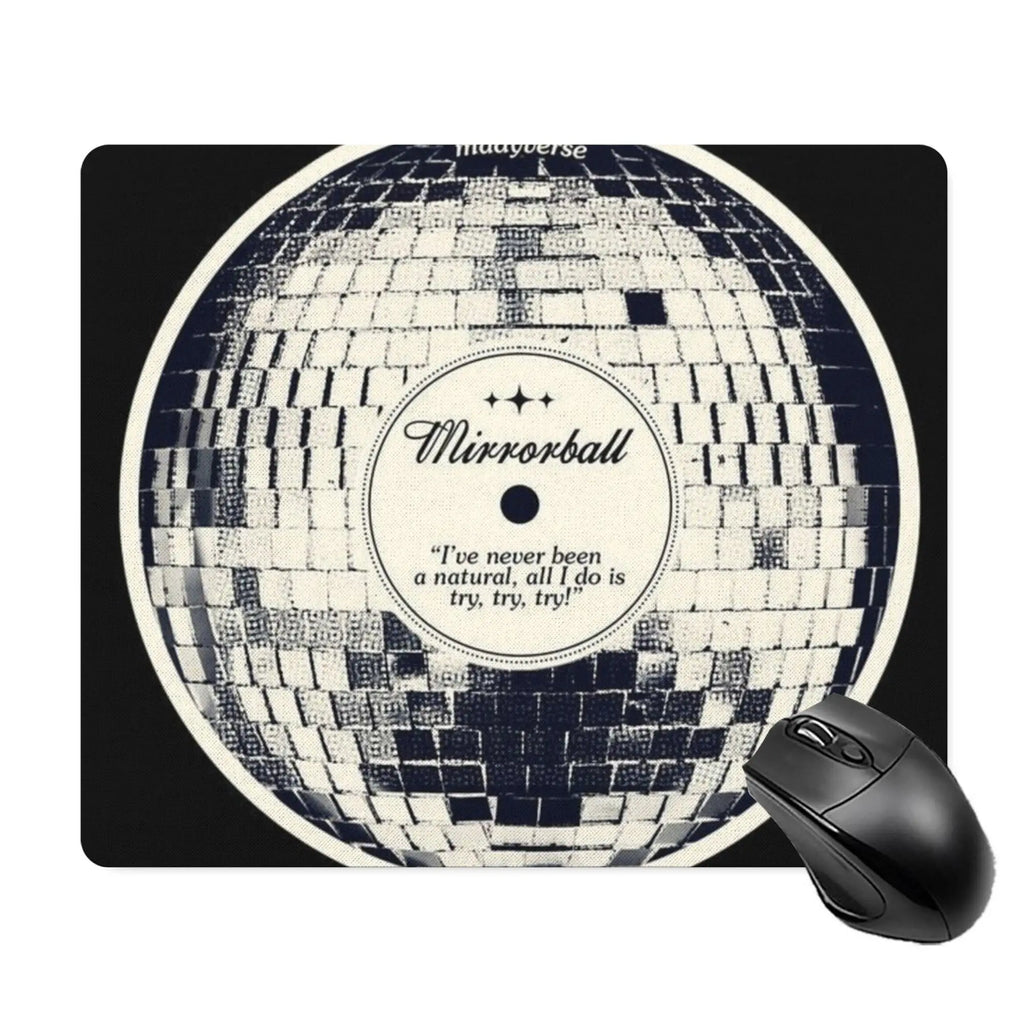 Fashion Mousepad for Office Desk Gaming Study Room Daily Use Complements Modern Lifestyle Decor TS Mirrorball Desk Accessories
